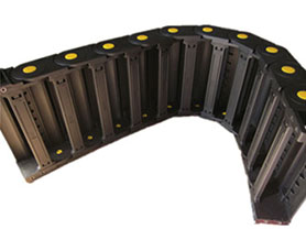 Semi-enclosed nylon towline