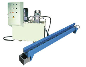 Stepped chip conveyor